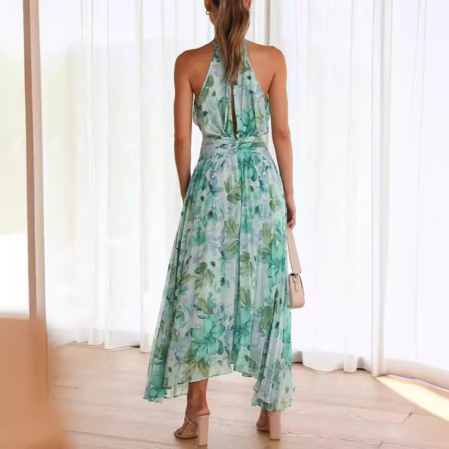 Hannah | Halter Neck Maxi Dress