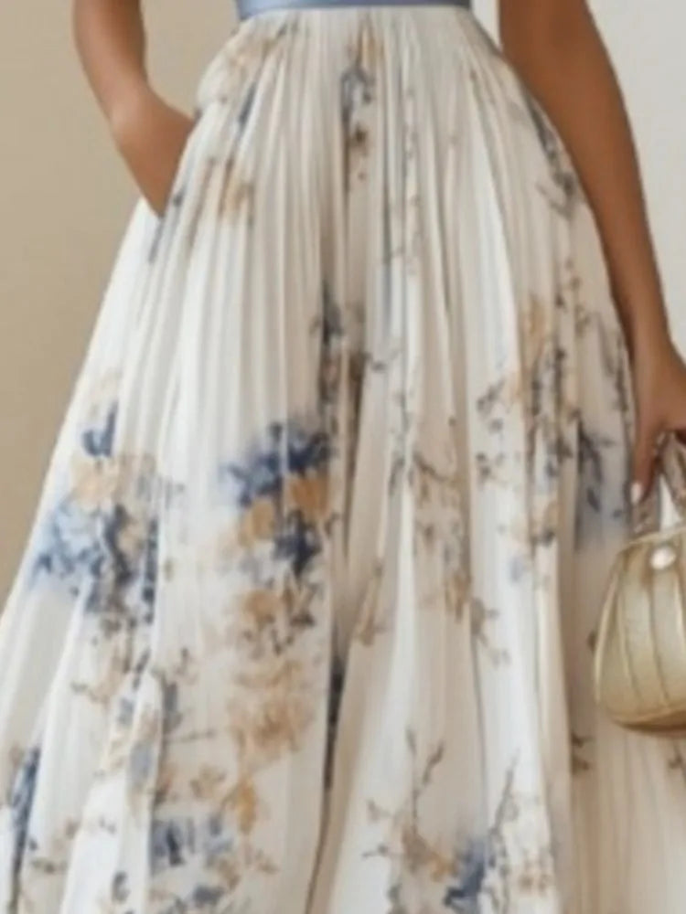 Evelyn | Halter Neck Maxi Dress