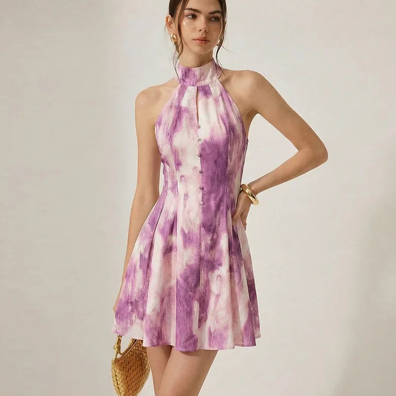 Piper | Halter Neck Mini Dress