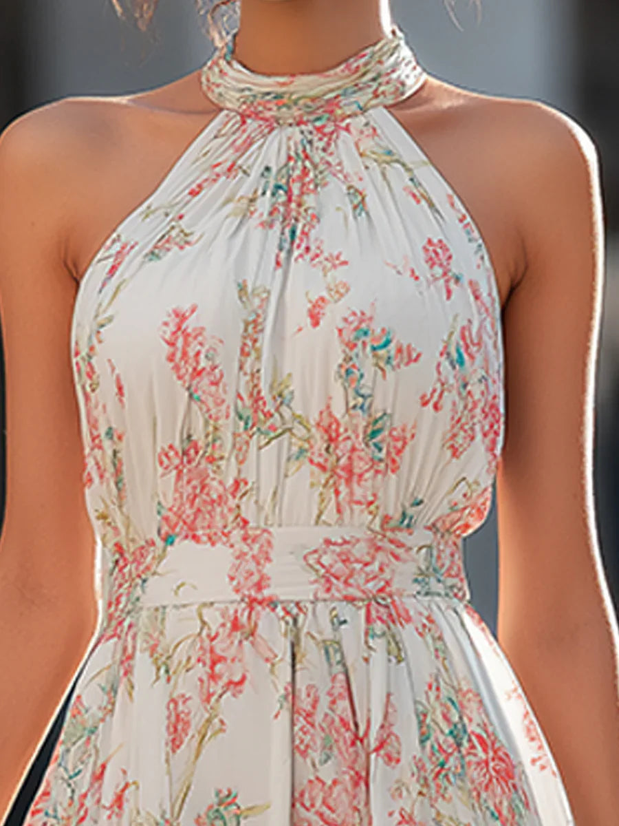 Madison | Halter Neck Maxi Dress