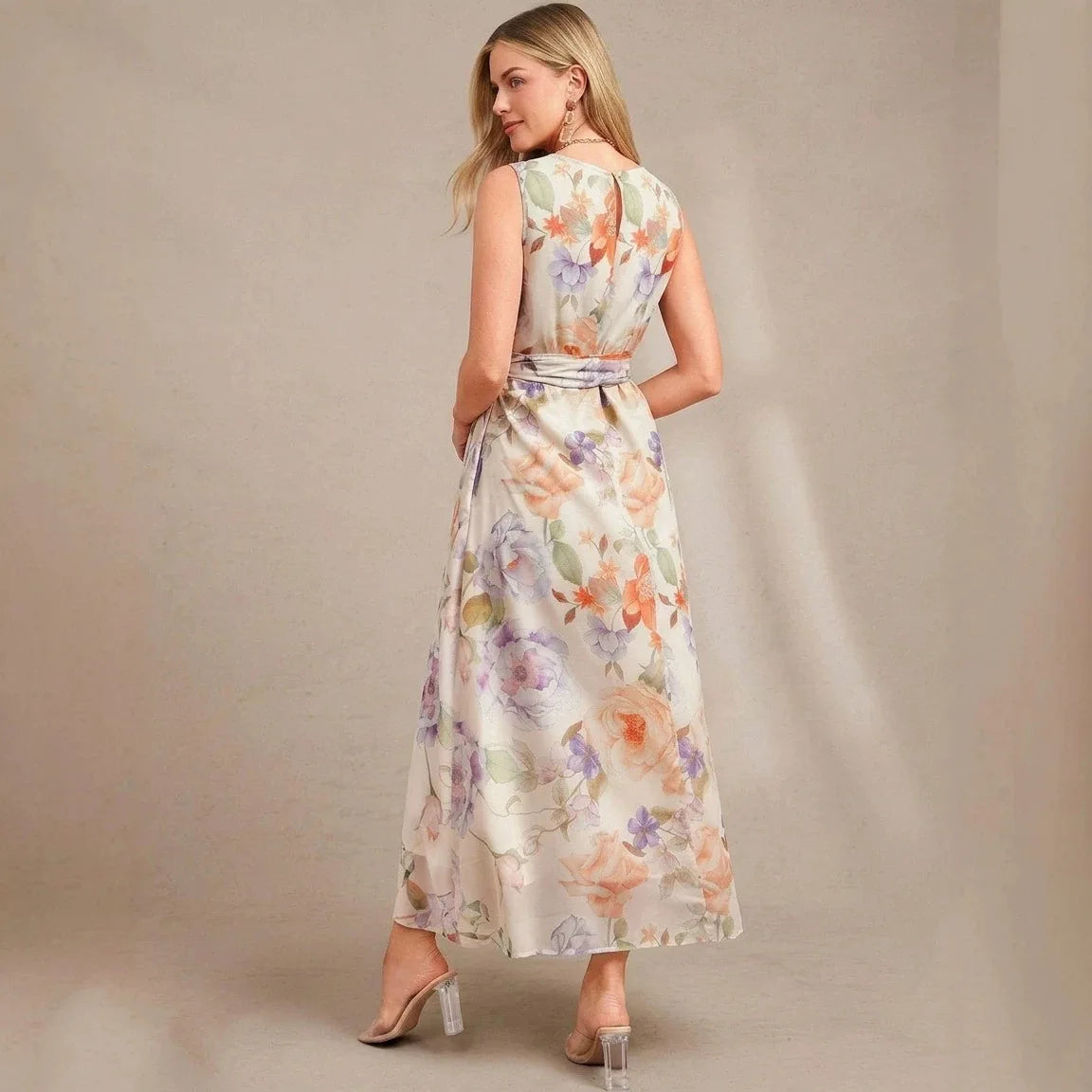 Emma | Halter Neck Maxi Dress