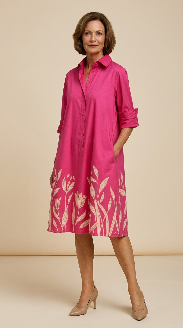 CLARA | Elegant Midi Dress