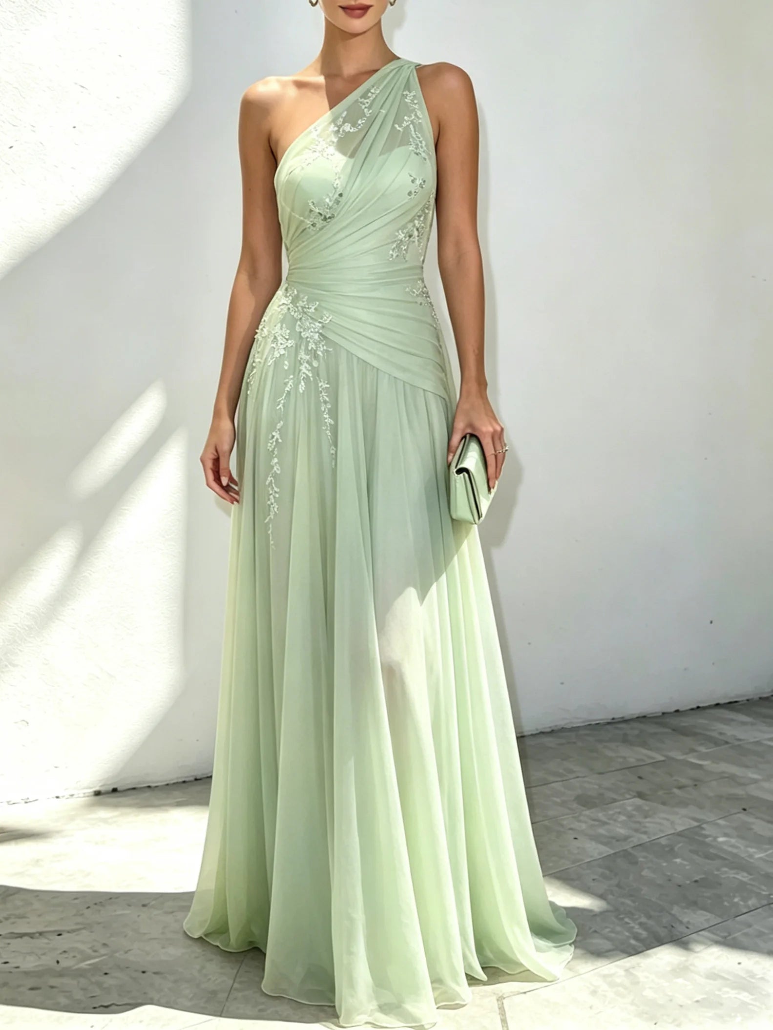 Sophia | One Shoulder Maxi Dress