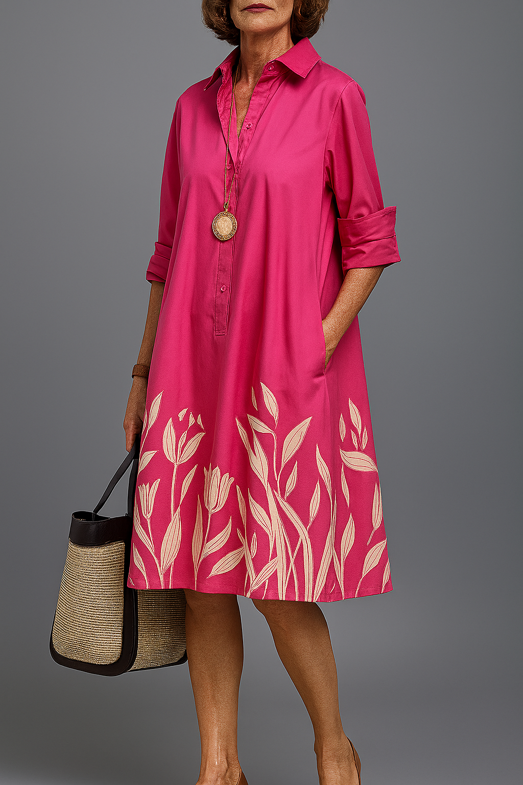 Grace | Exquisite Midi Dress with a Curated Touch