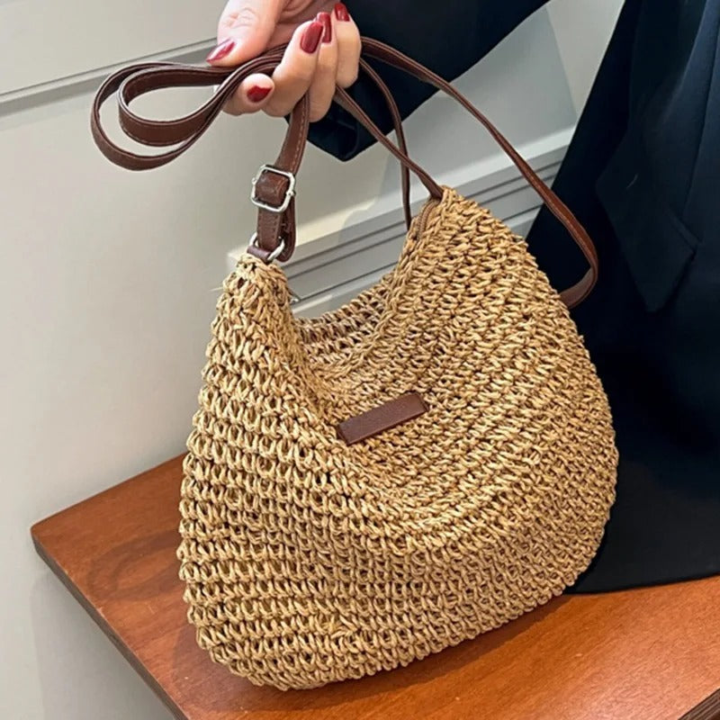 Karen | Straw crossbody bag