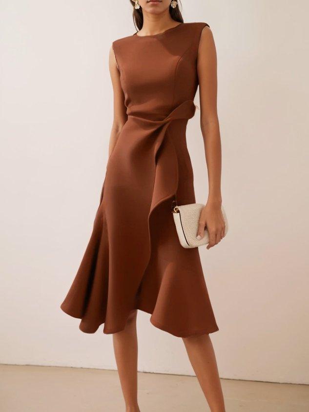 Katherine | Sleeveless Midi Dress