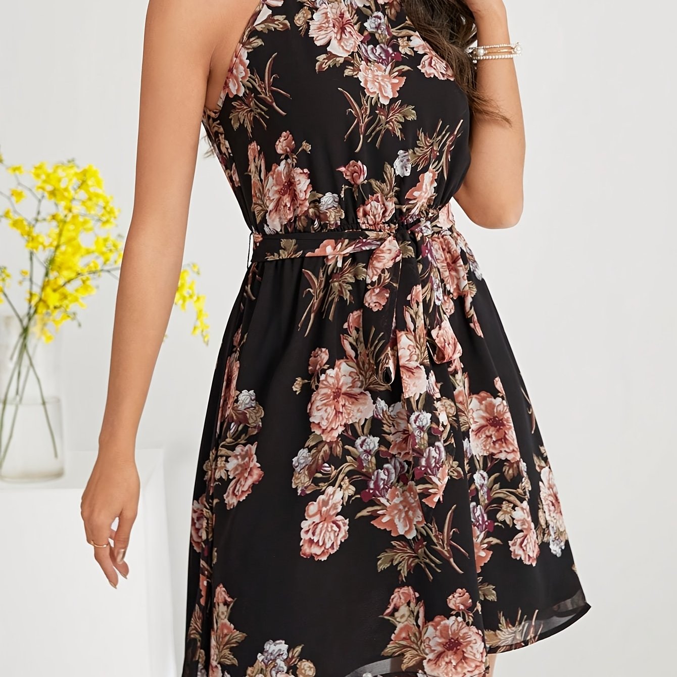 Autumn | Halter Neck Mini Dress