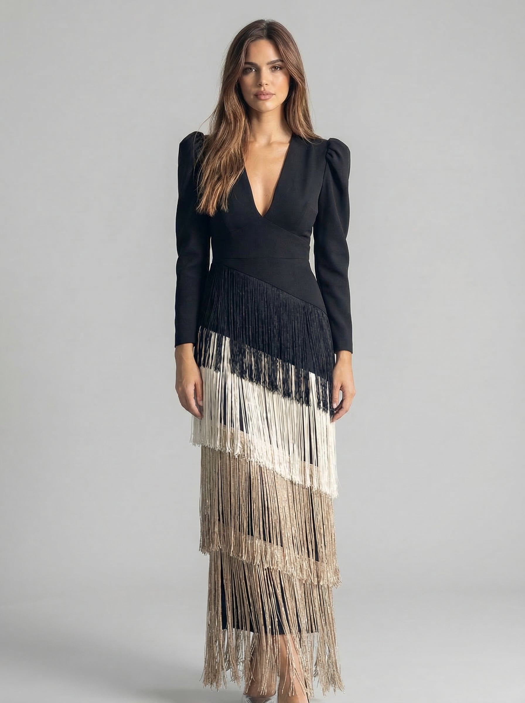 Sage Fringe | Detail Dress