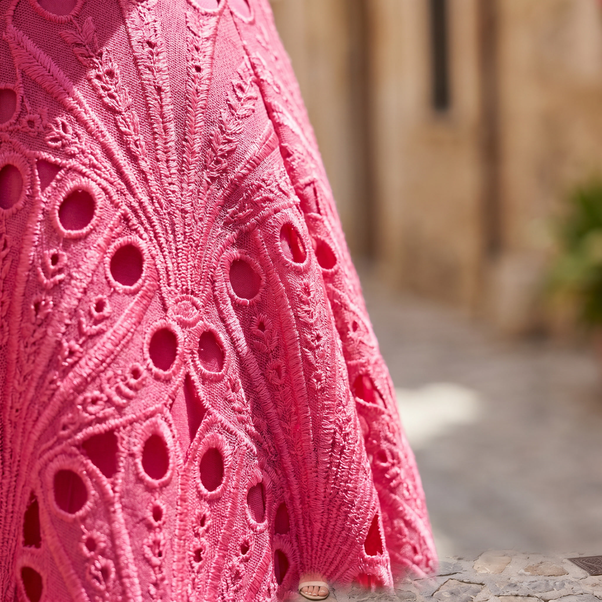 Pola Lace | Midi Dress