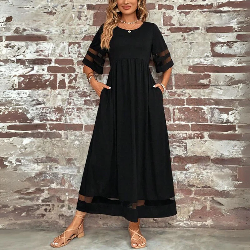 Cerelia | Elegant Midi Dress with Tummy-Smoothing Design