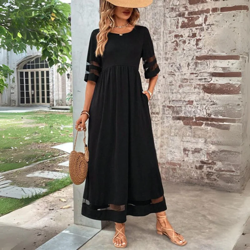 Cerelia | Elegant Midi Dress with Tummy-Smoothing Design