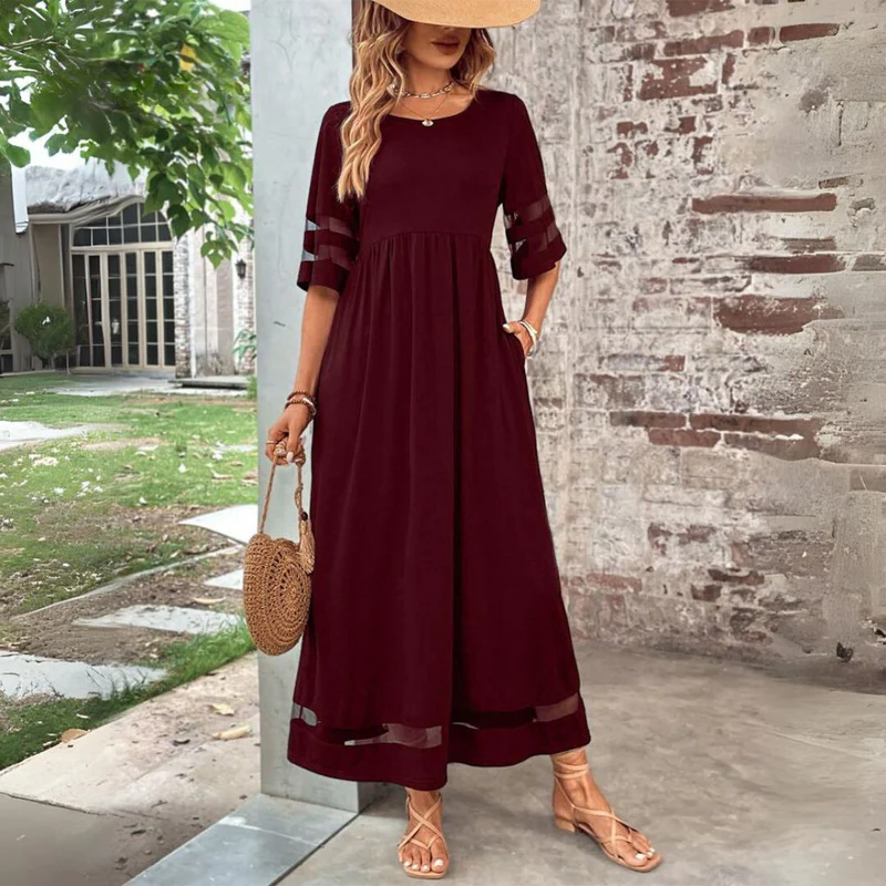 Cerelia | Elegant Midi Dress with Tummy-Smoothing Design