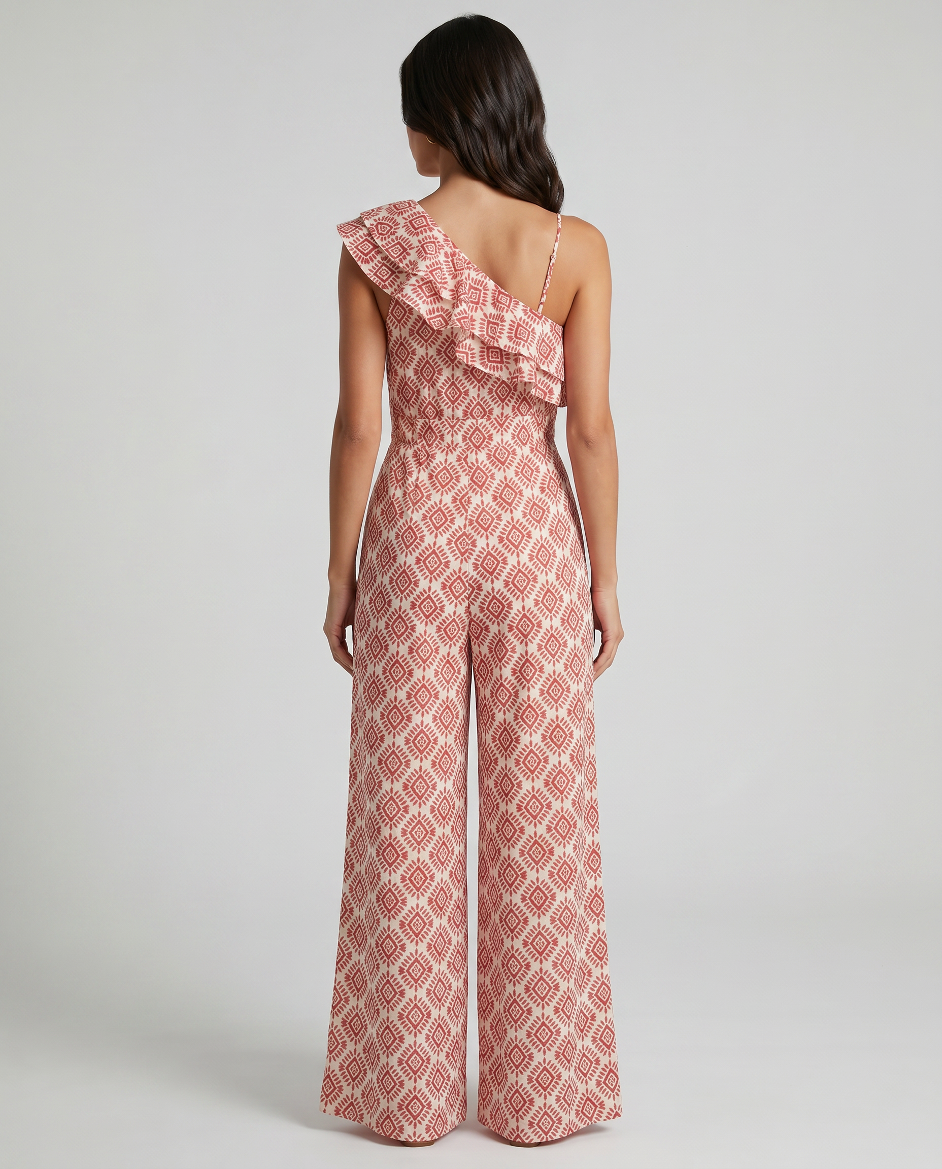 Jimena | Geometric Print Jumpsuit for Spring