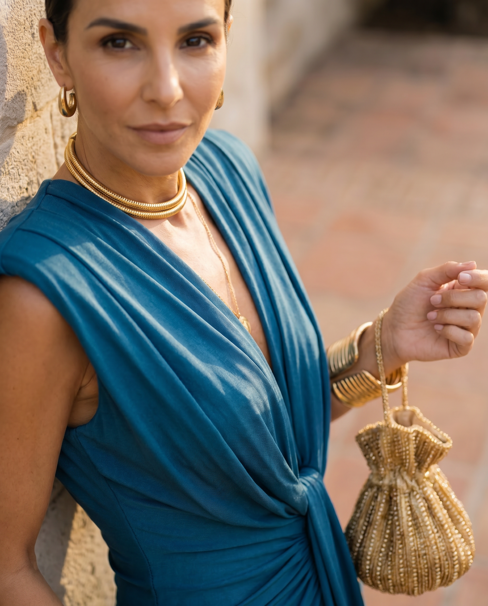 Selena | Bold Draped Dress