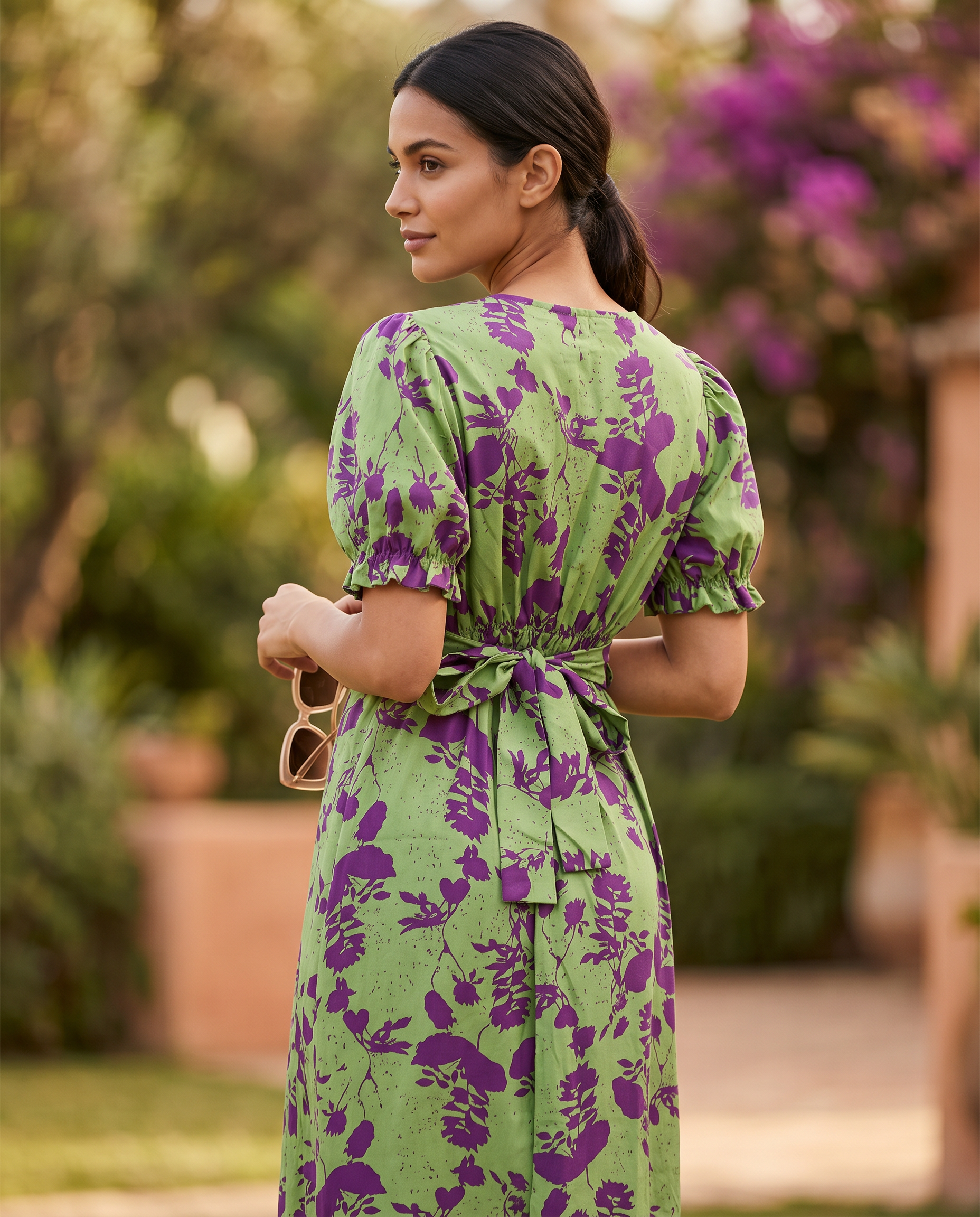 Andrea | Floral Print Spring Dress