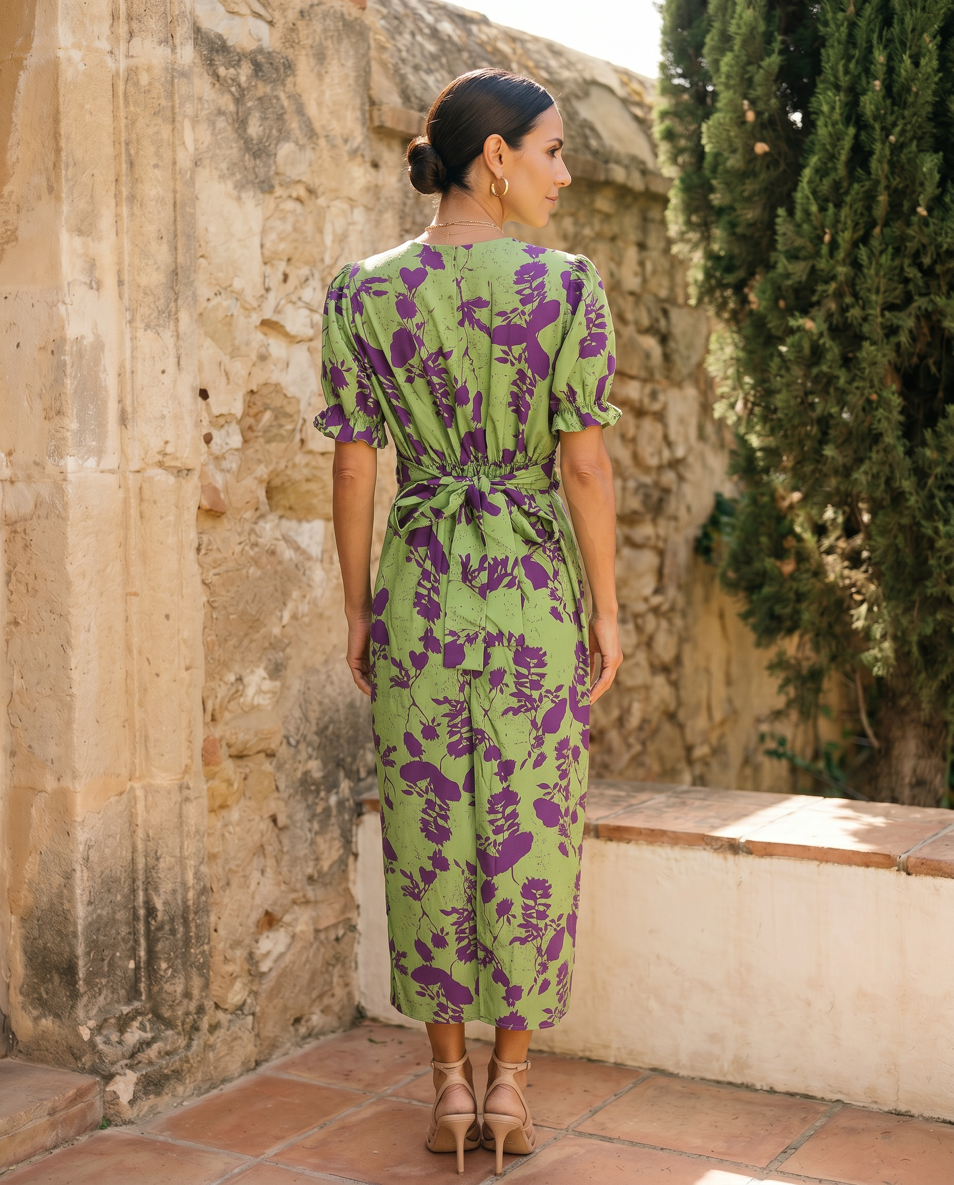 Andrea | Floral Print Spring Dress