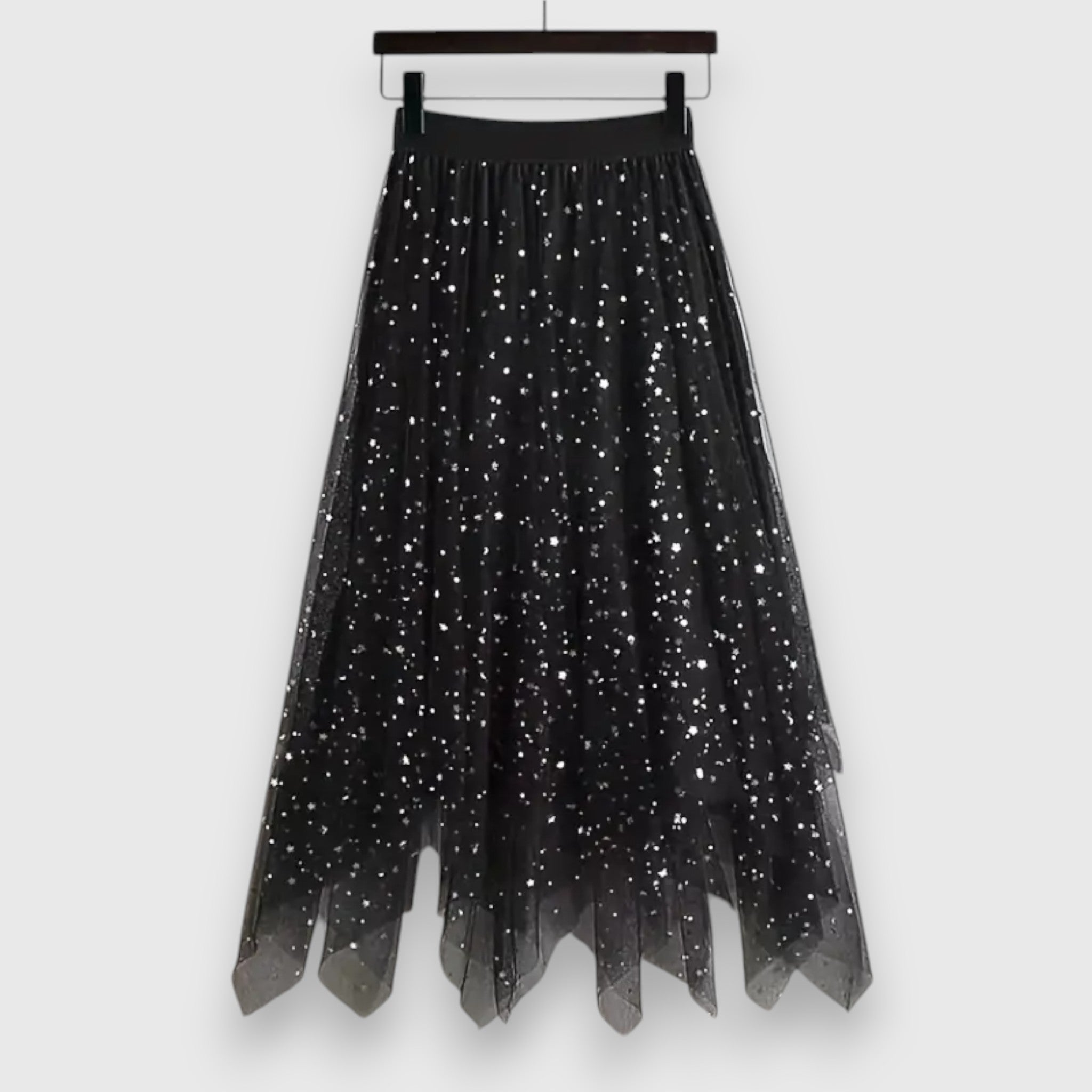 Valentina - Flowy Tulle Midi Skirt Damen