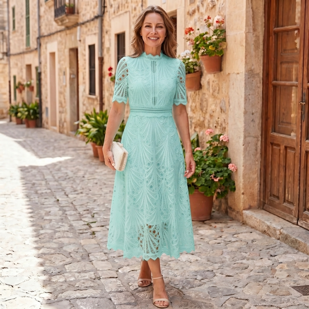 Pola Lace | Midi Dress