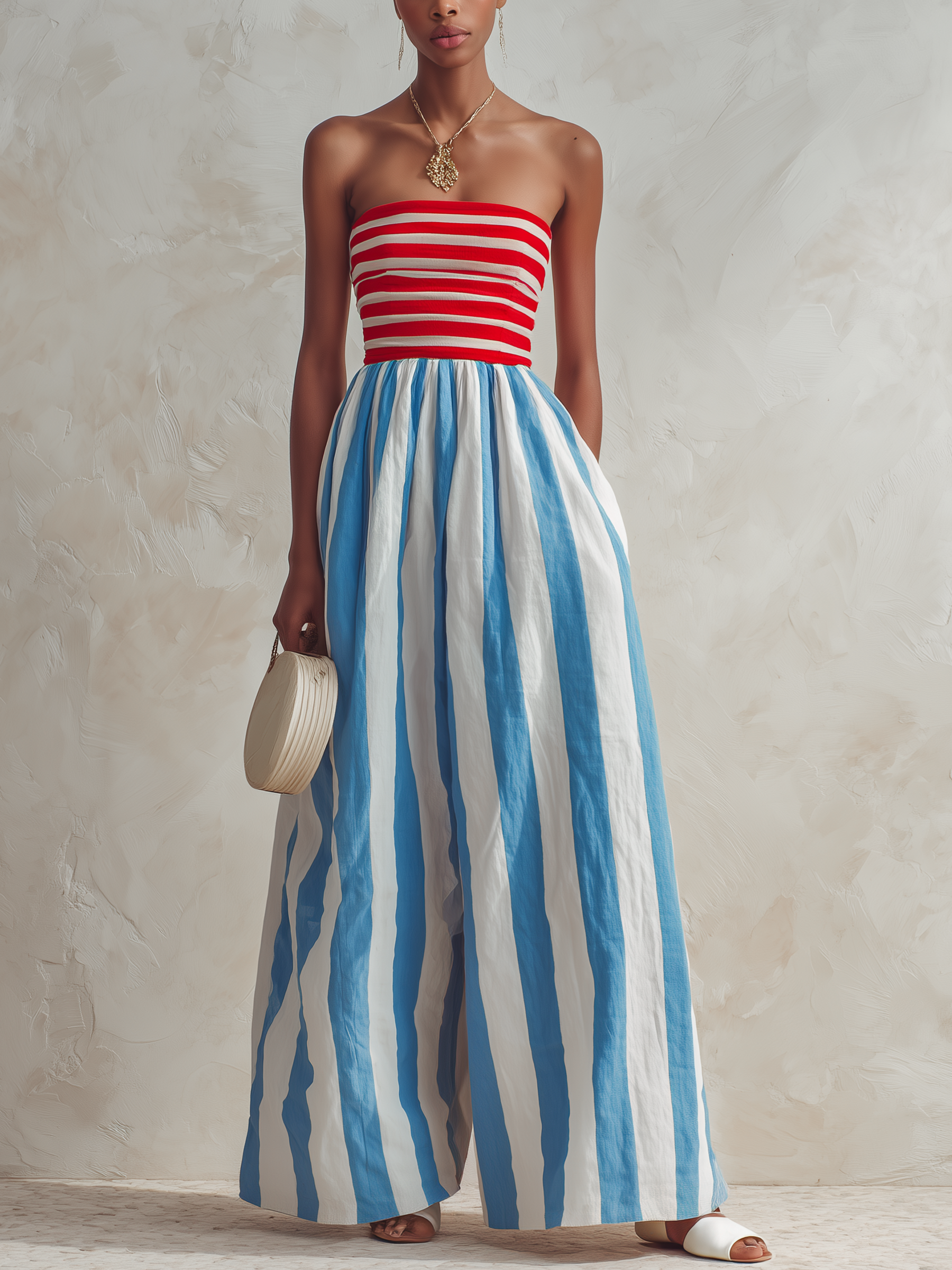 Savannah | Strapless Top & Wide-Leg Jumpsuit