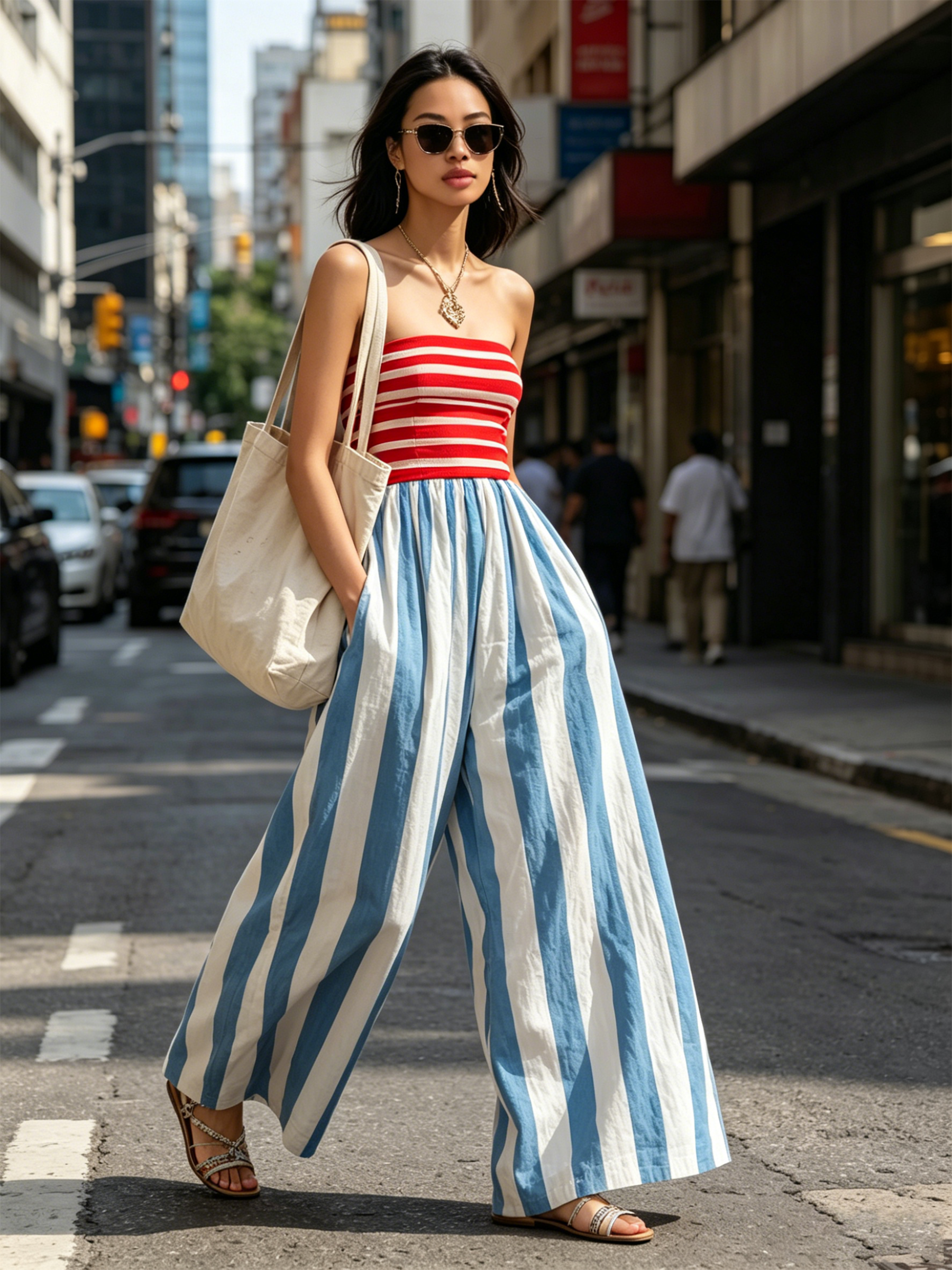 Savannah | Strapless Top & Wide-Leg Jumpsuit