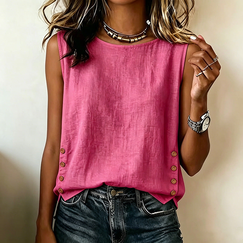 Emily | Round neck casual T-shirt