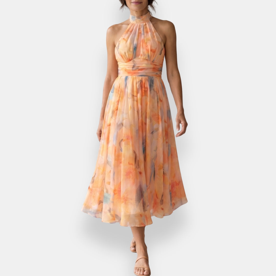 Amanda | Floral Midi Dress