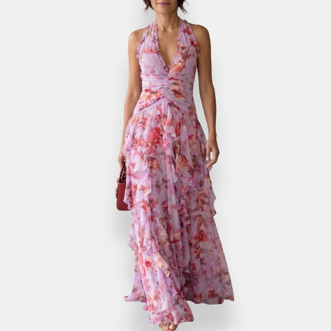 Nicole | Long Floral Dress