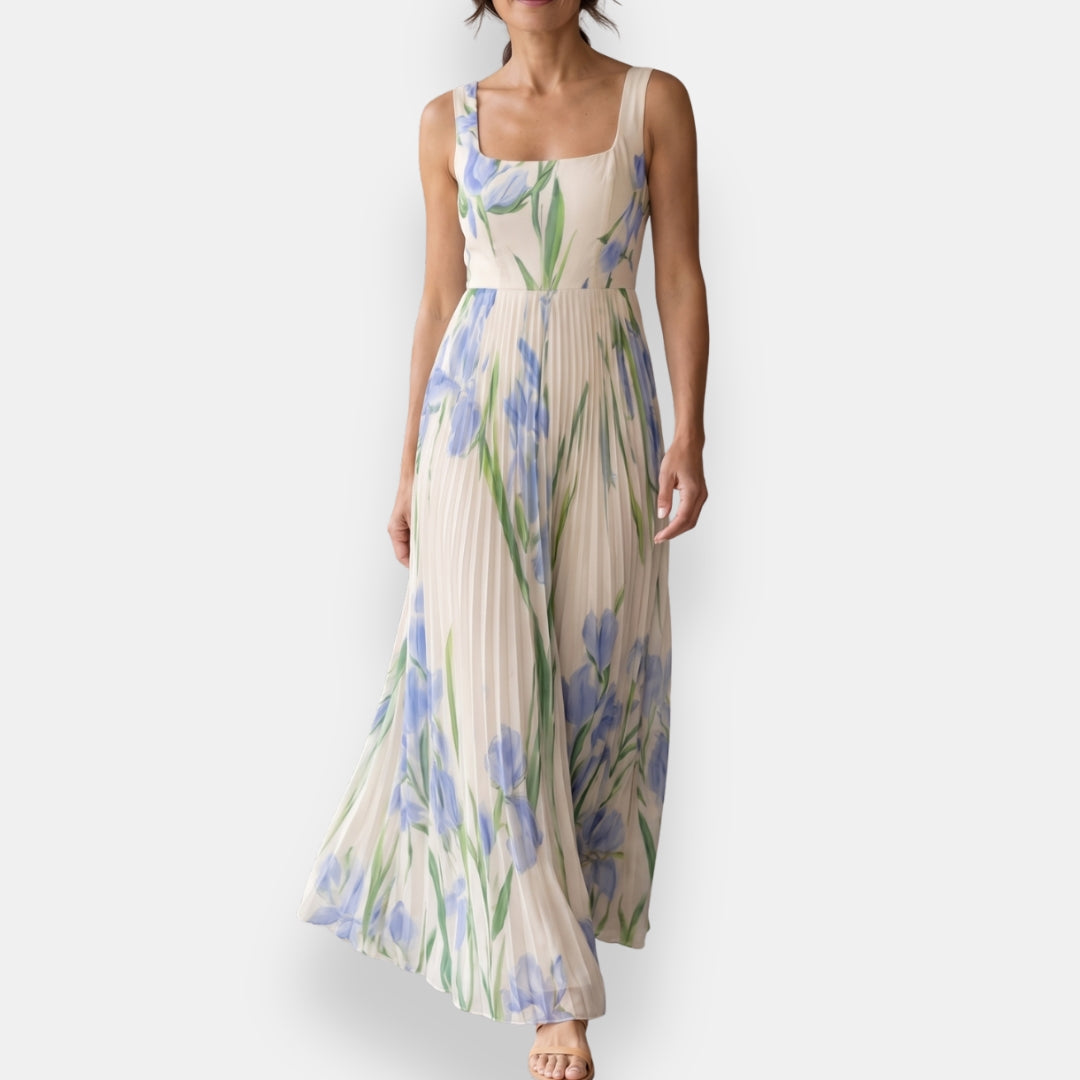 Abigail | Long Pleated Dress