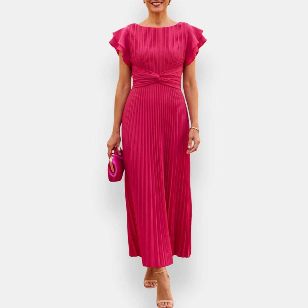 Gabriella | Pleated Long Dress