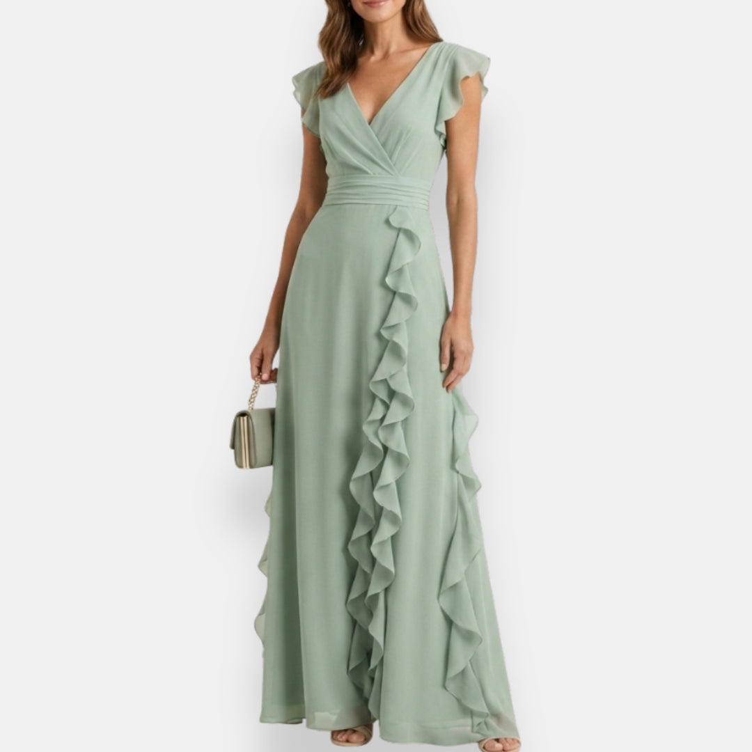 Prune | Ruffled Ceremony Dress