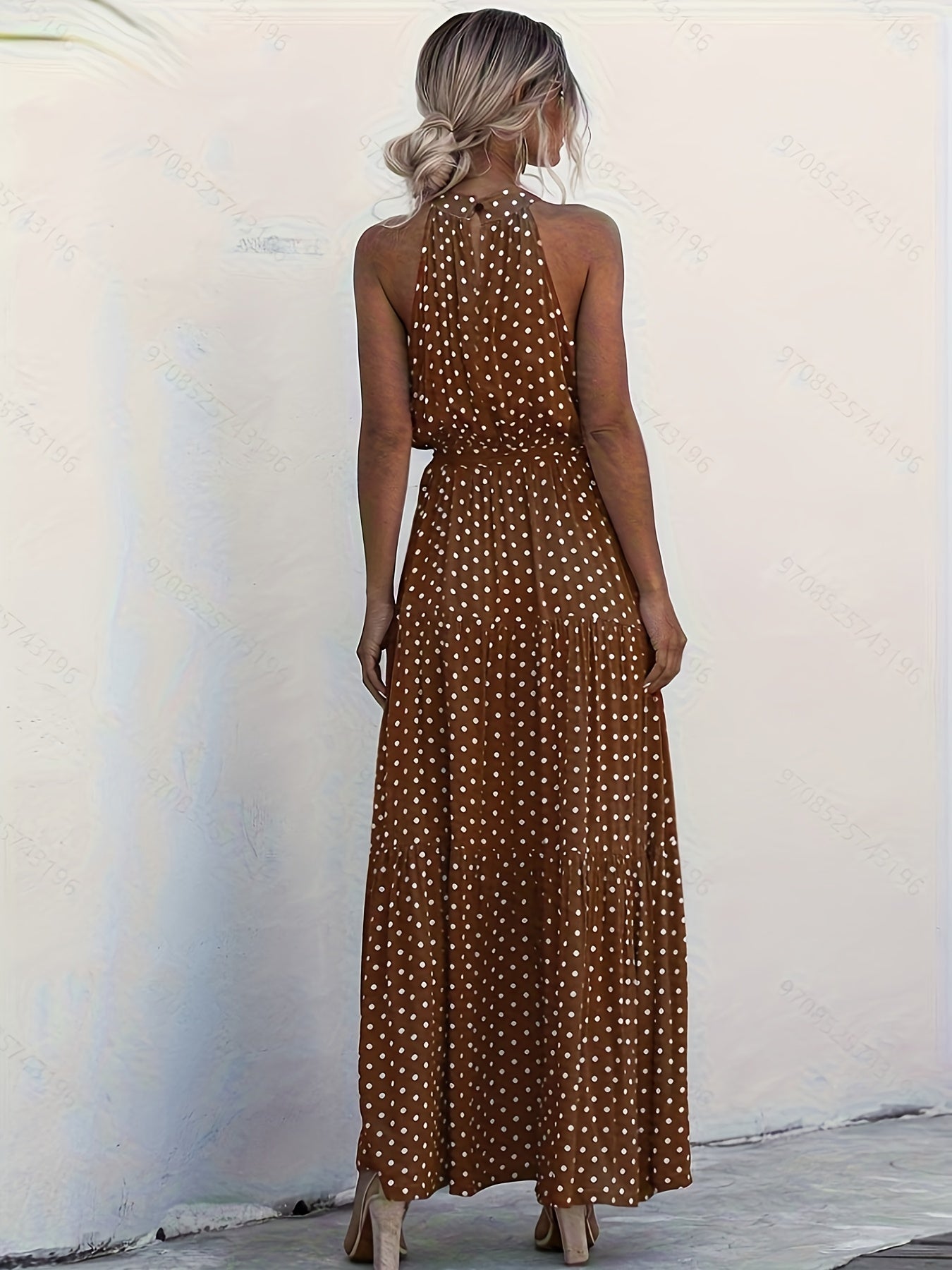 Allison | Halter Neck Maxi Dress