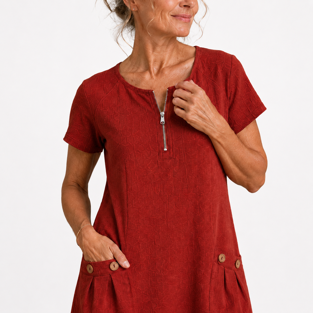 Eliana | Casual Cotton and Linen Dress
