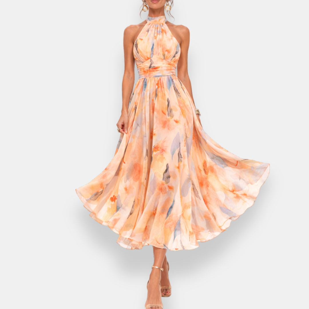 Amanda | Floral Midi Dress