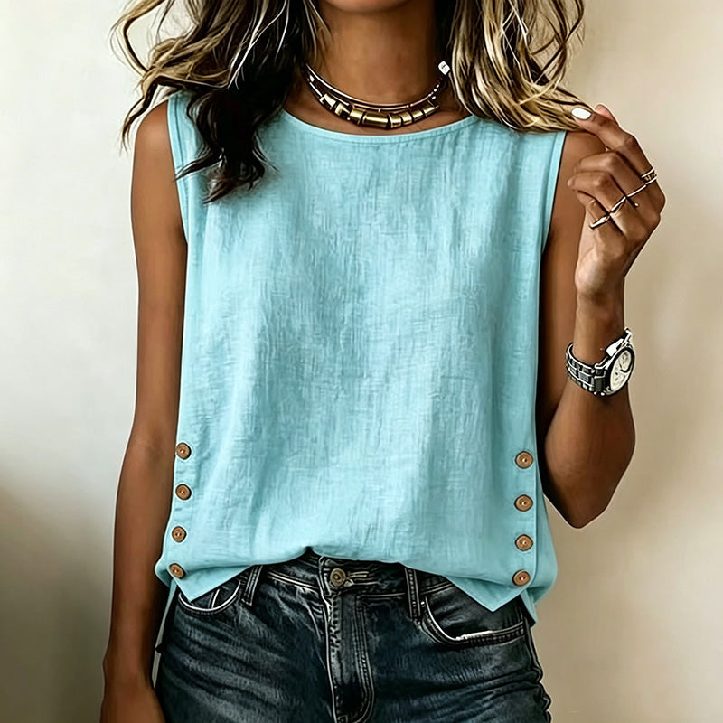 Emily | Round neck casual T-shirt