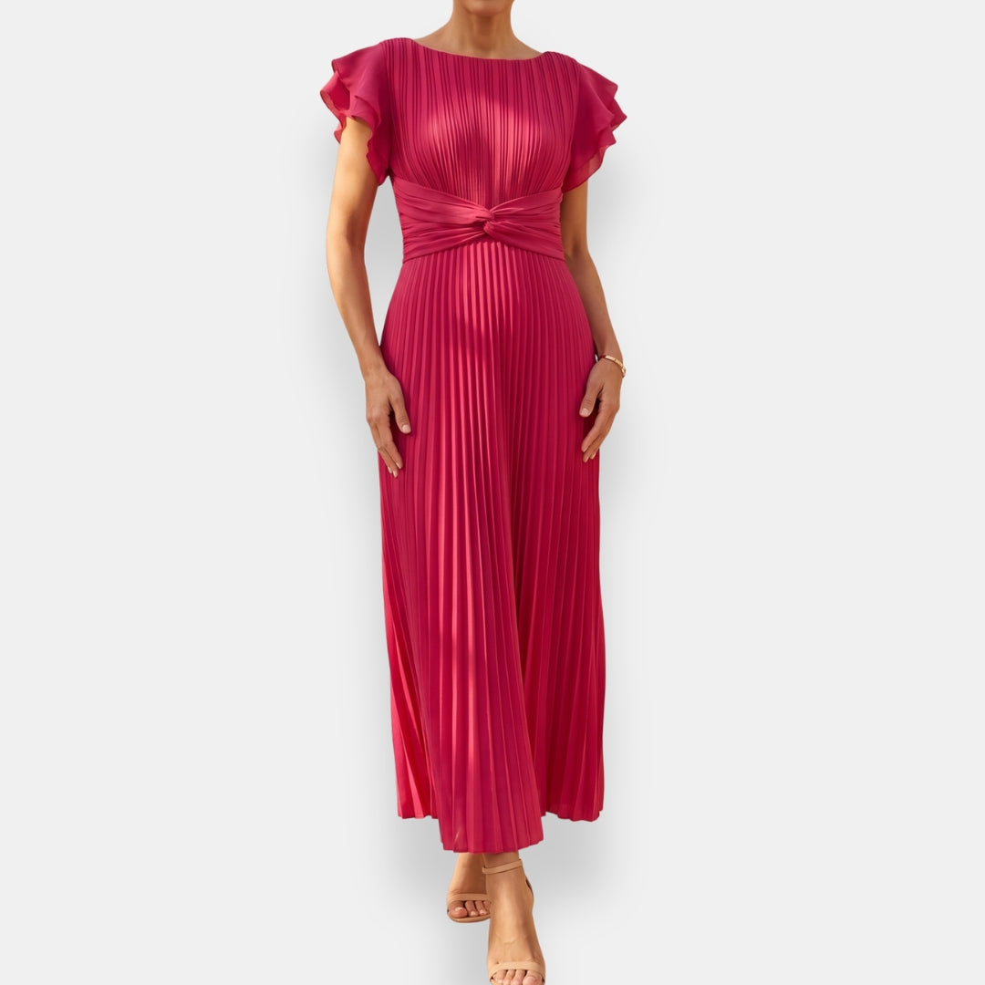 Gabriella | Pleated Long Dress