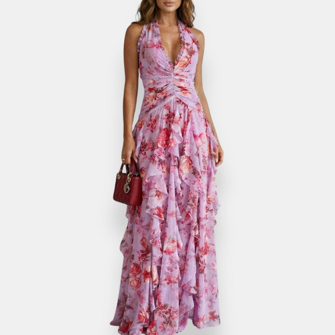 Nicole | Long Floral Dress