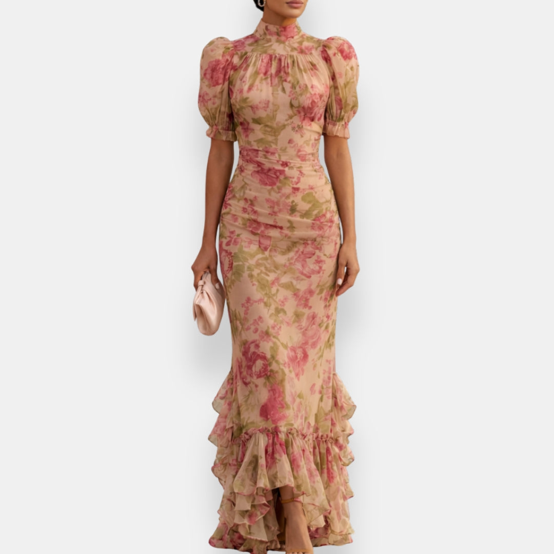 Melissa | Long Floral Dress