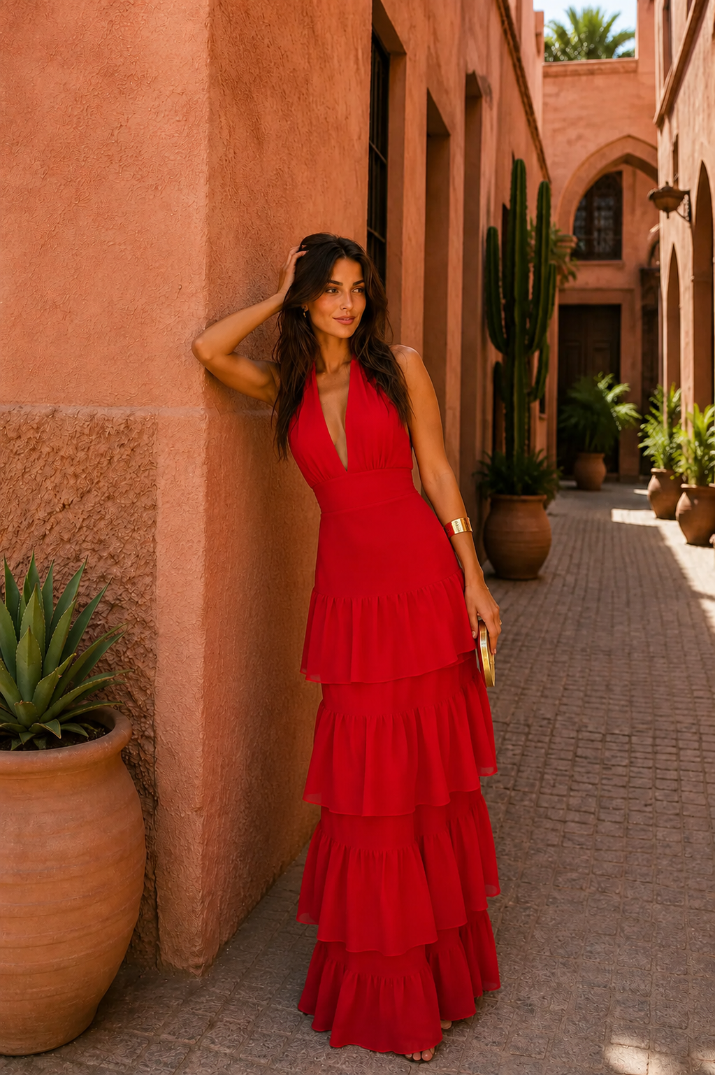 Red Manila Dress