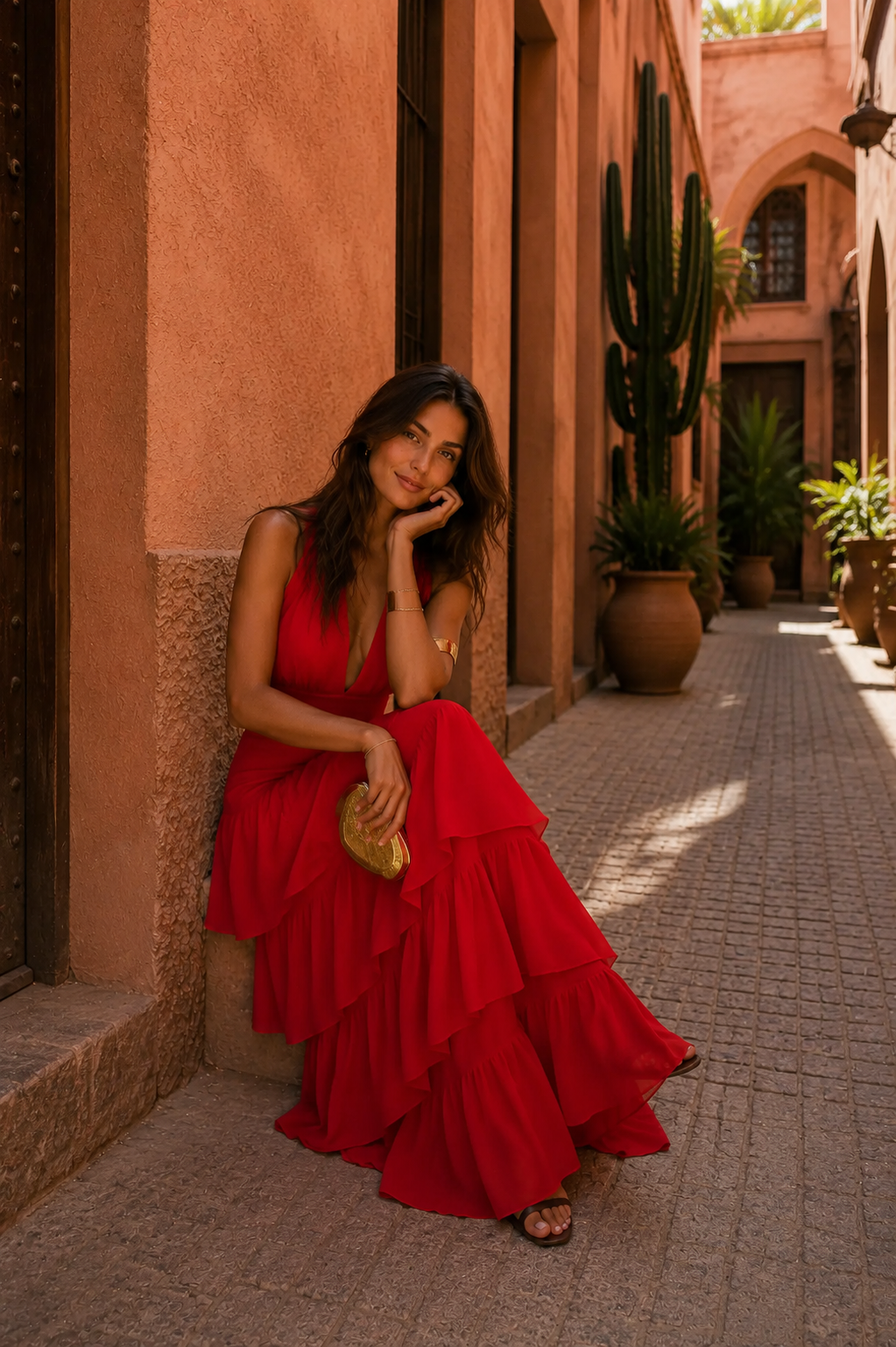 Red Manila Dress