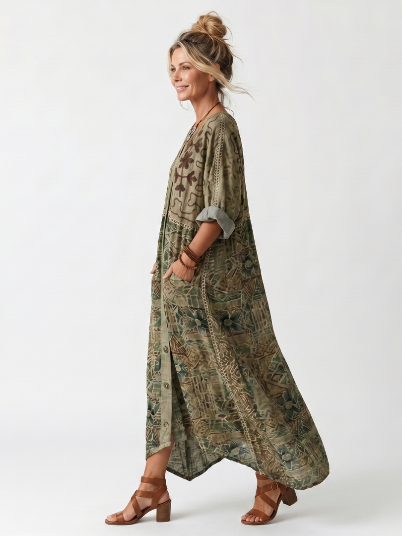 Aliyah | Oversized Midi Dress