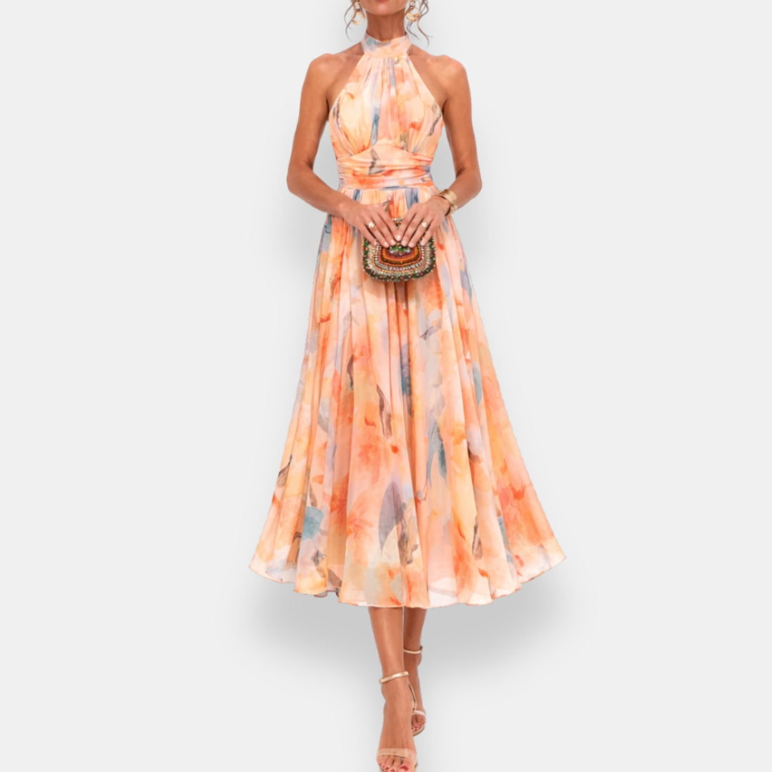 Amanda | Floral Midi Dress