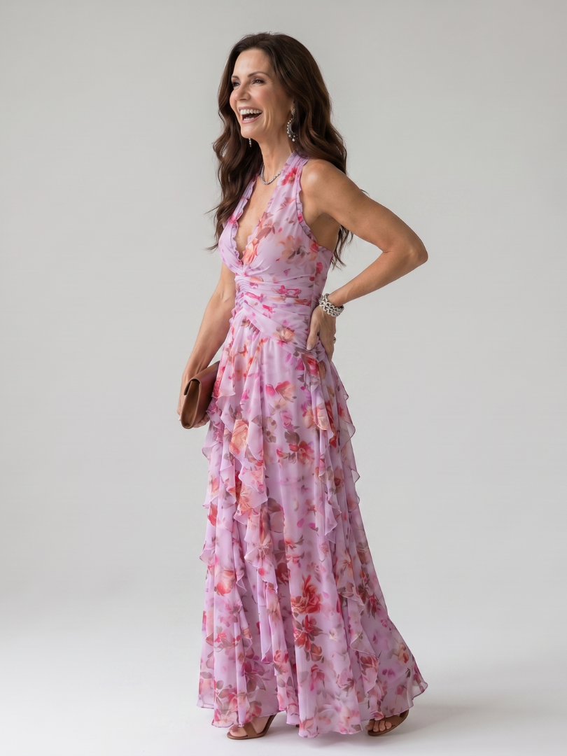 Nori | Floral Maxi Dress
