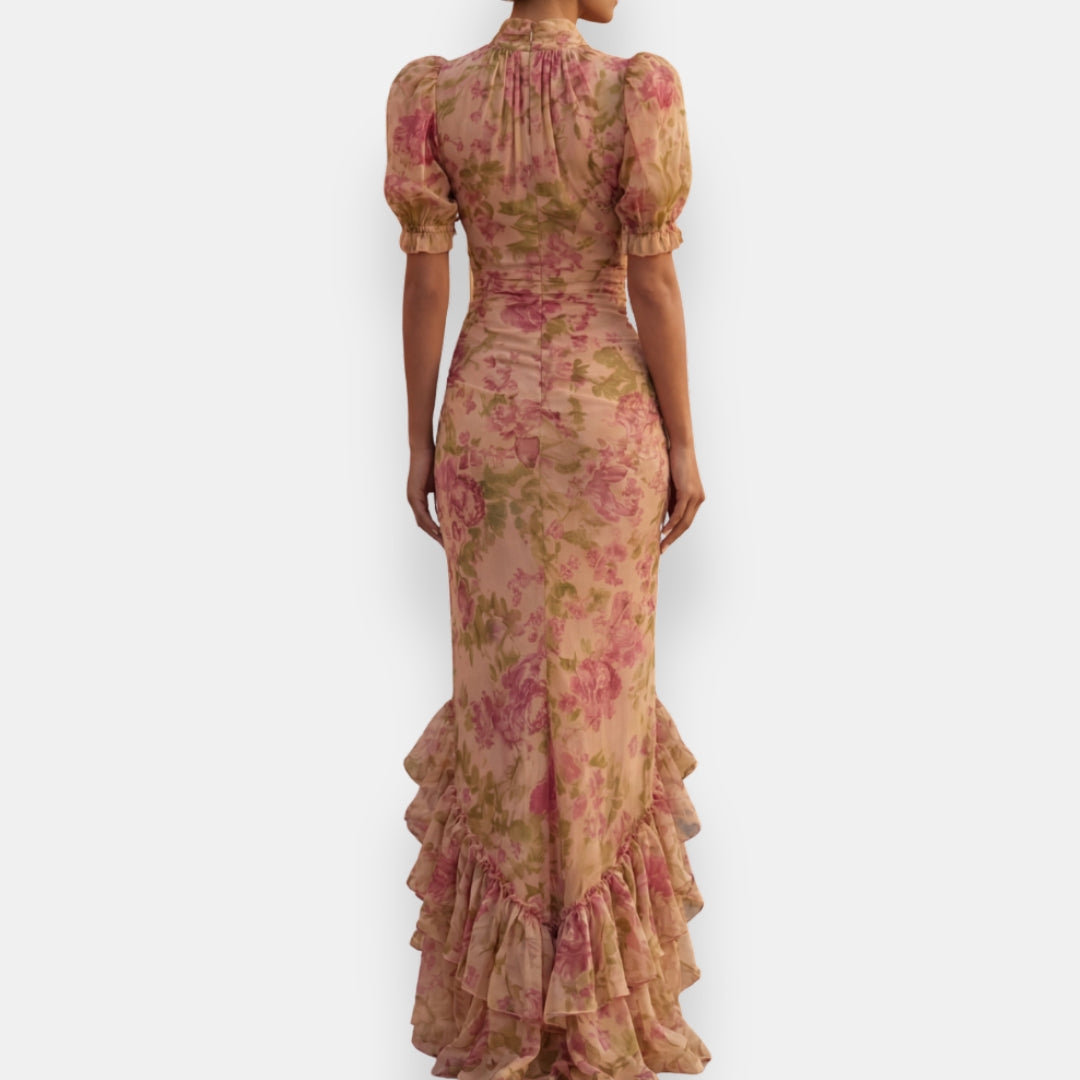 Melissa | Long Floral Dress