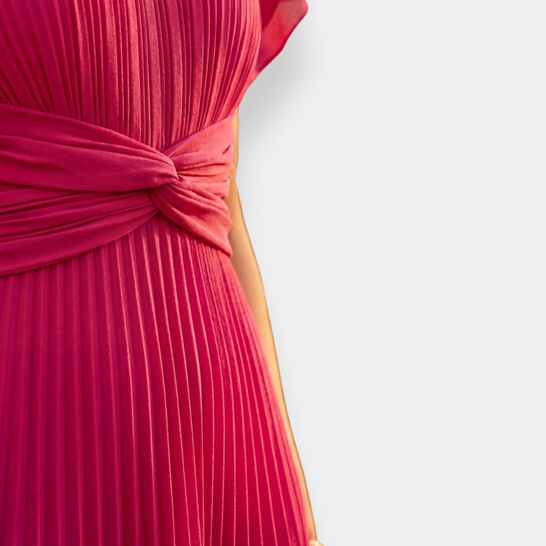 Gabriella | Pleated Long Dress