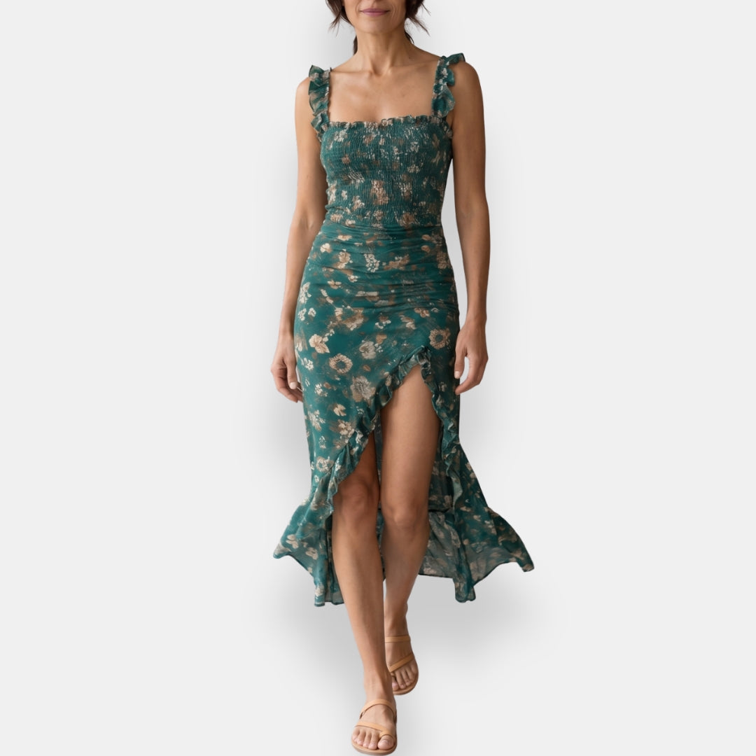 Ashley | Long Floral Dress
