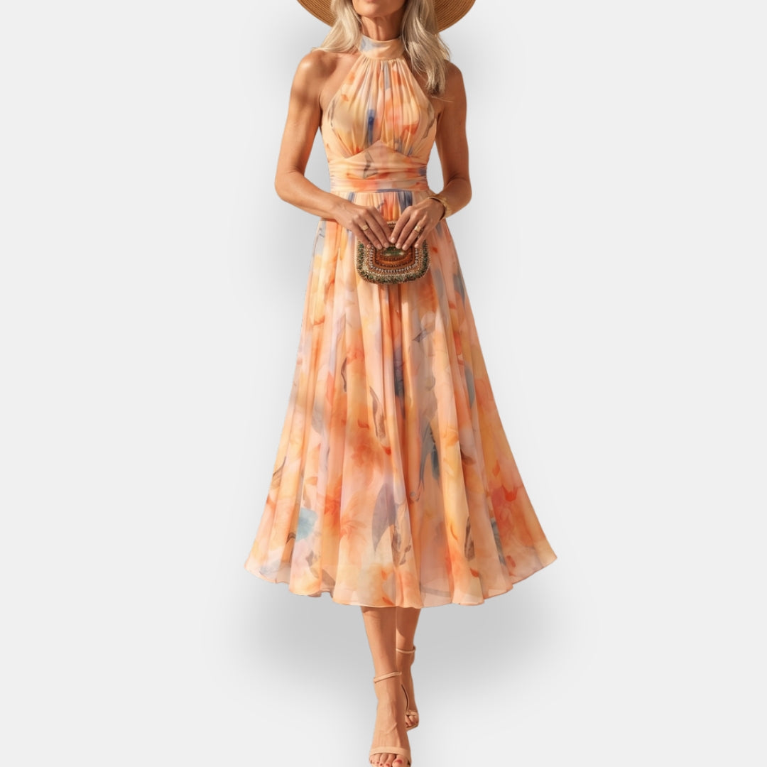 Amanda | Floral Midi Dress