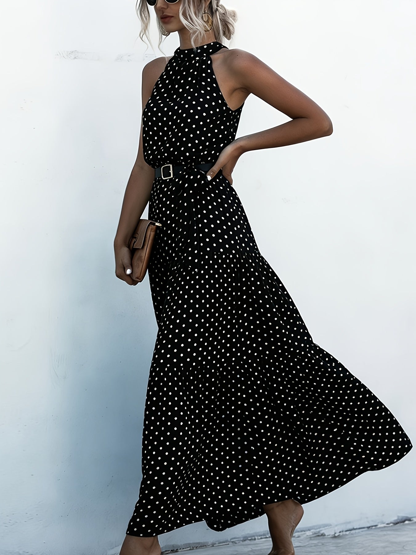 Allison | Halter Neck Maxi Dress