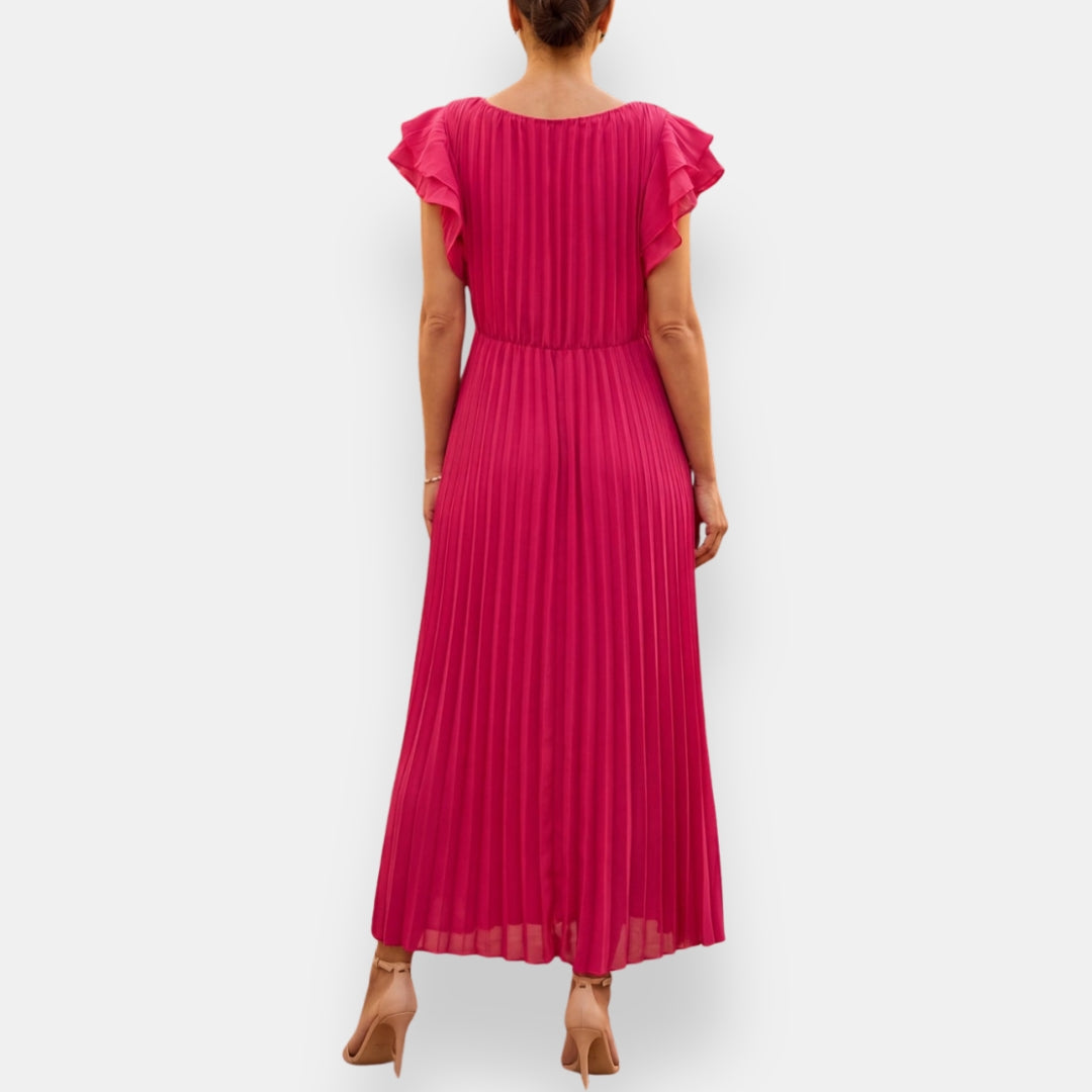 Gabriella | Pleated Long Dress