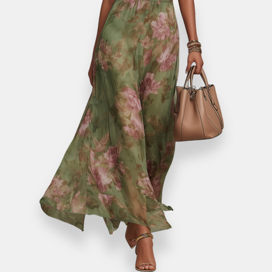 Savannah | Long Floral Dress