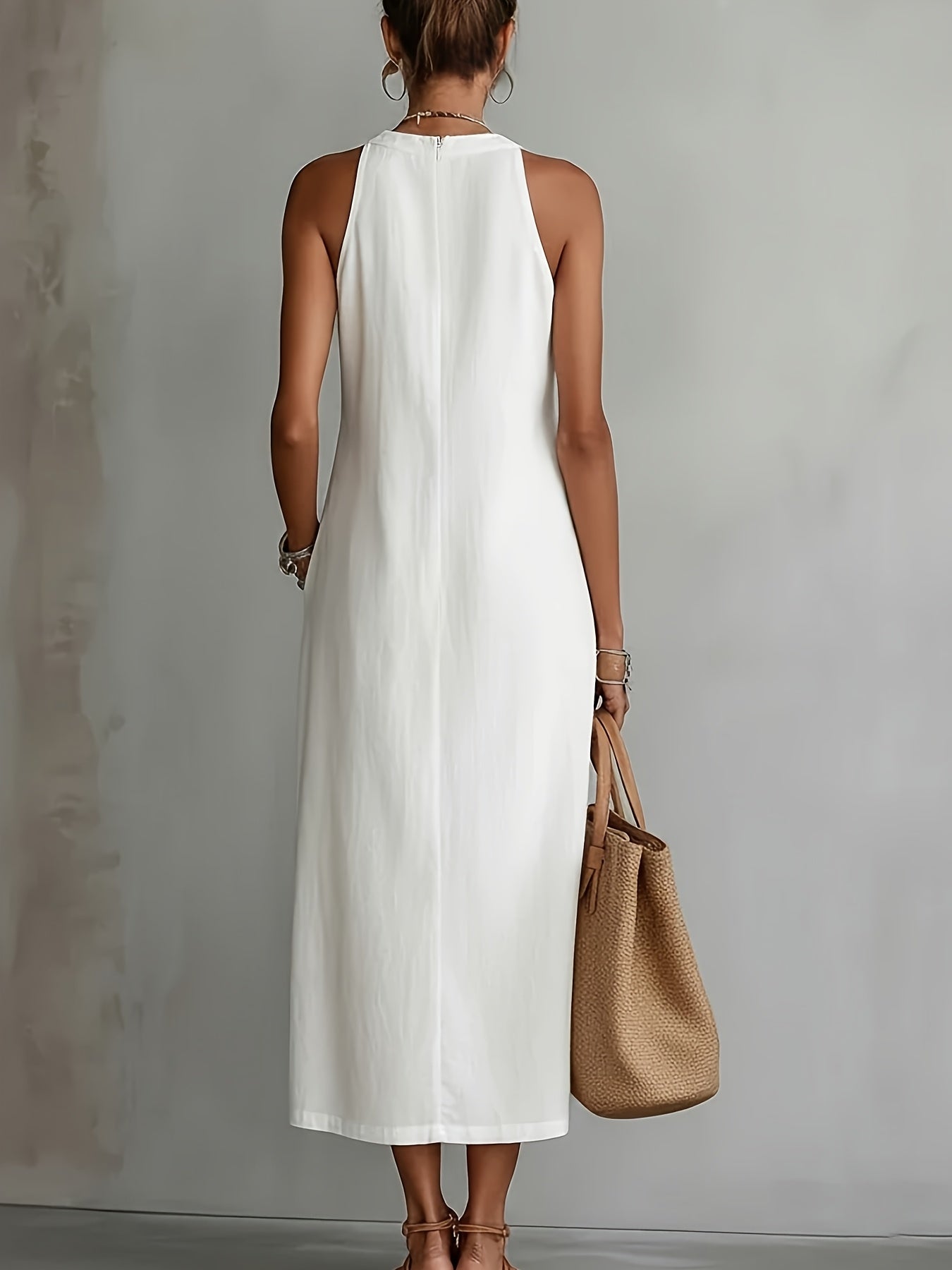 Victoria | Halter Neck Maxi Dress